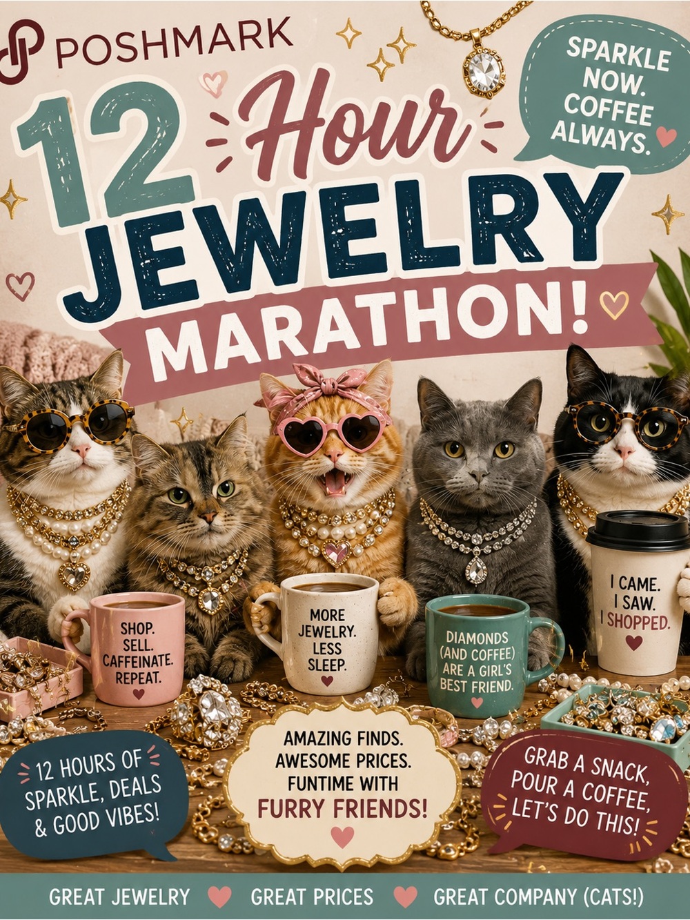 12 Hour Jewelry Marathon June 25th